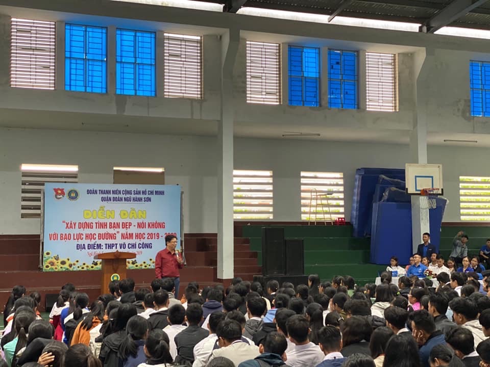 QUẬN ĐOÀN NGŨ HÀNH SƠN TỔ CHỨC DIỄN ĐÀN "XÂY DỰNG TÌNH BẠN ĐẸP - NÓI KHÔNG VỚI BẠO LỰC HỌC ĐƯỜNG"