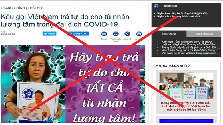 Cái gọi là “tù nhân lương tâm”