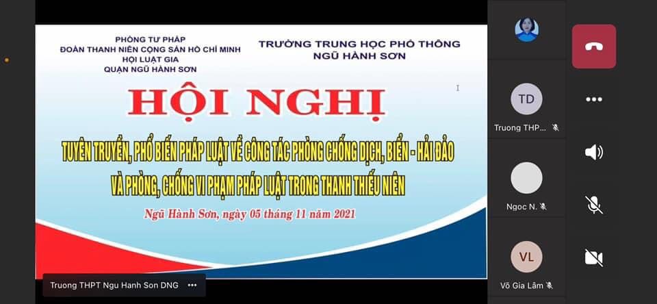 QUẬN ĐOÀN NGŨ HÀNH SƠN TỔ CHỨC HOẠT ĐỘNG HƯỞNG ỨNG NGÀY PHÁP LUẬT VIỆT NAM 15/11