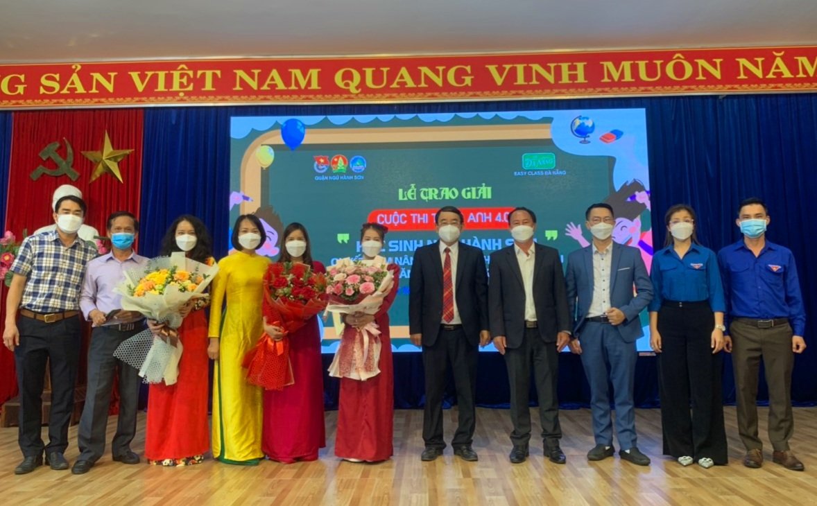 QUẬN ĐOÀN - HỘI ĐỒNG ĐỘI QUẬN NGŨ HÀNH SƠN PHỐI HỢP TỔ CHỨC CUỘC THI TIẾNG ANH 4.0 VỚI CHỦ ĐỀ "HỌC SINH NGŨ HÀNH SƠN QUYẾT TÂM NÂNG TẦM HỘI NHẬP TOÀN CẦU" NĂM HỌC 2021-2022