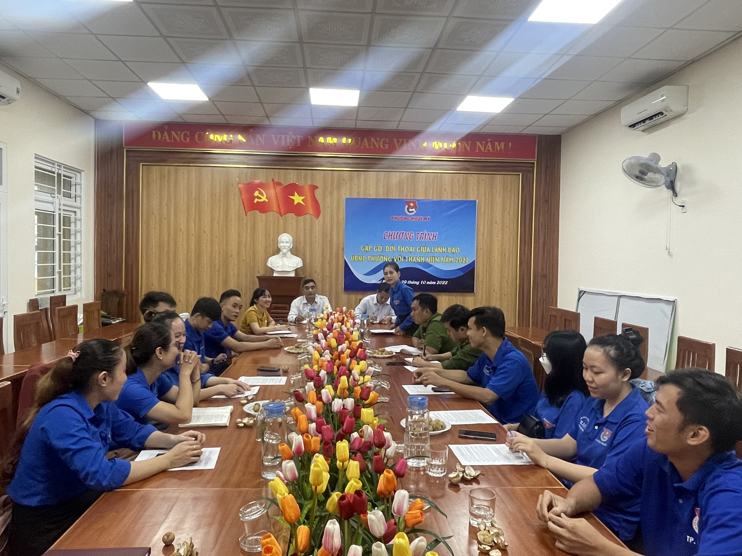 ĐOÀN PHƯỜNG KHUÊ MỸ TỔ CHỨC CHƯƠNG TRÌNH GẶP GỠ, ĐỐI THOẠI GIỮA LÃNH ĐẠO UBND PHƯỜNG VỚI THANH NIÊN PHƯỜNG NĂM 2022