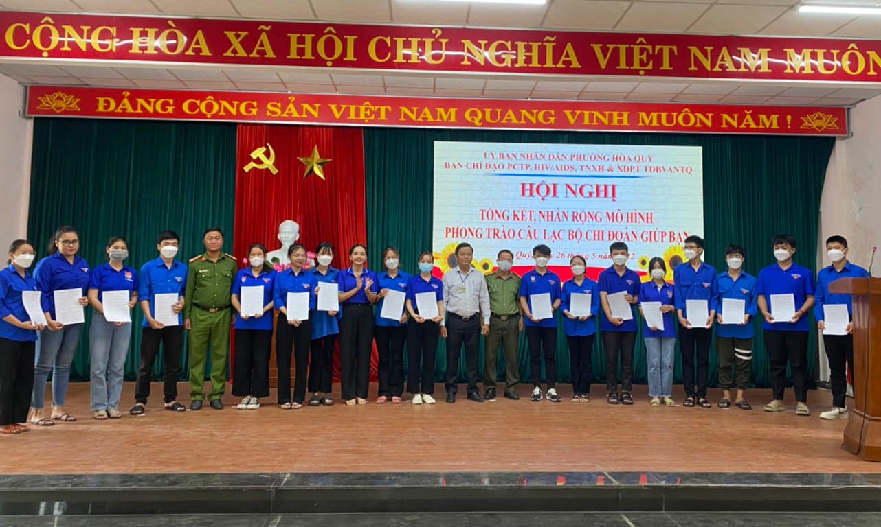 QUẬN ĐOÀN NGŨ HÀNH SƠN CHỈ ĐẠO TRIỂN KHAI MÔ HÌNH "CHI ĐOÀN GIÚP BẠN"  GIỮ VỮNG AN NINH TRẬT TỰ, PHÒNG CHỐNG NHẰM TỘI PHẠM, MA TÚY TRONG THANH THIẾU NIÊN